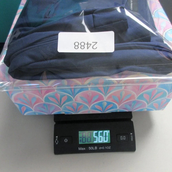 Club Monaco Men's Dress Pants Straight Leg Ankle Trouser Size 34 x 32 Navy 560 - Picture 13 of 13